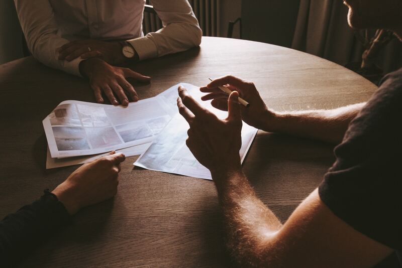 meeting around table